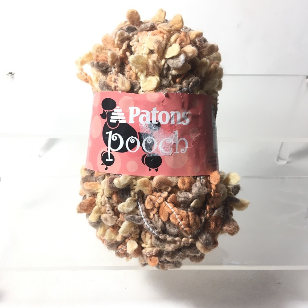 Patons Pooch Yarn In 65012 Shearling Wrk Order 139040 Vintage 2005 Super Bulky 6